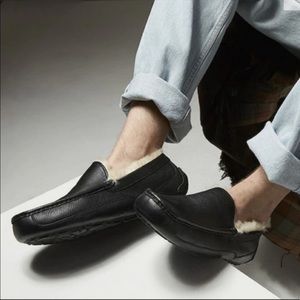 ugg ascot leather slipper sale